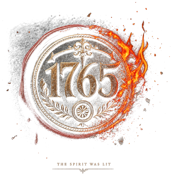 1765 Apparel Co burning seal logo