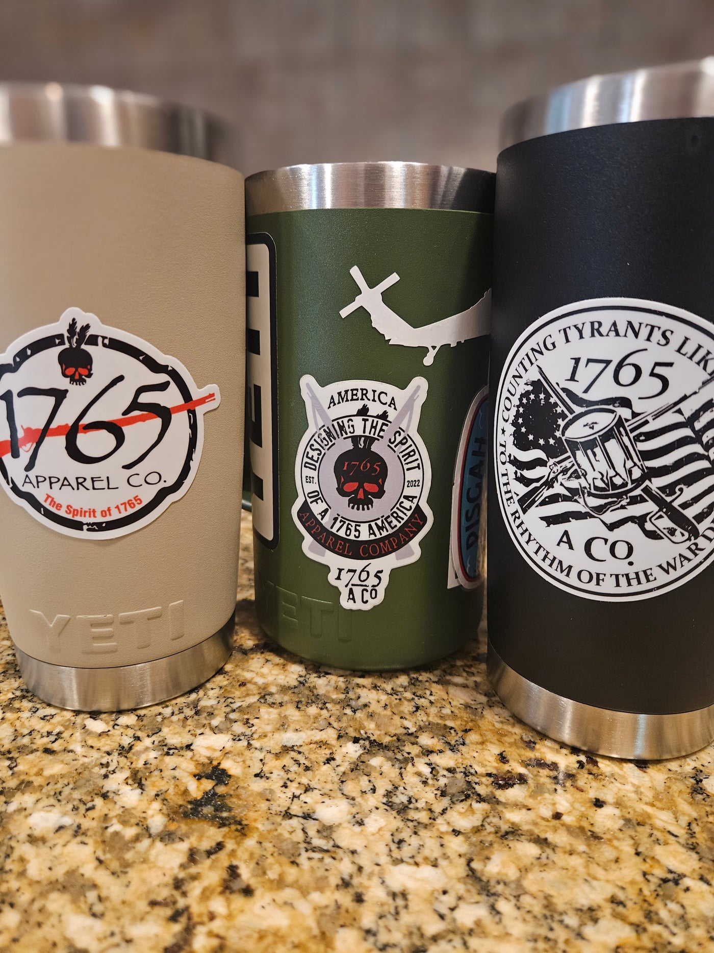 1765 Apparel Co patriot sticker bundle