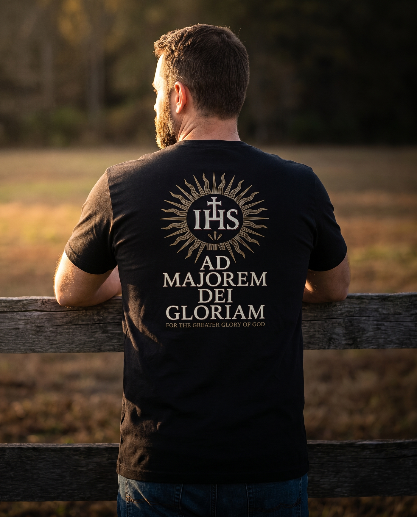 Ad Majorem Dei Gloriam Black lifestyle